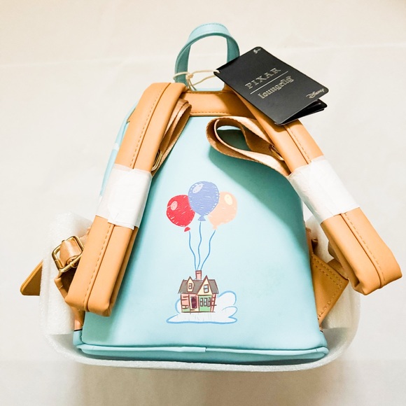 Loungefly Disney Pixar Up 15th Anniversary Young Ellie and Carl Mini Backpackk - Picture 2 of 2